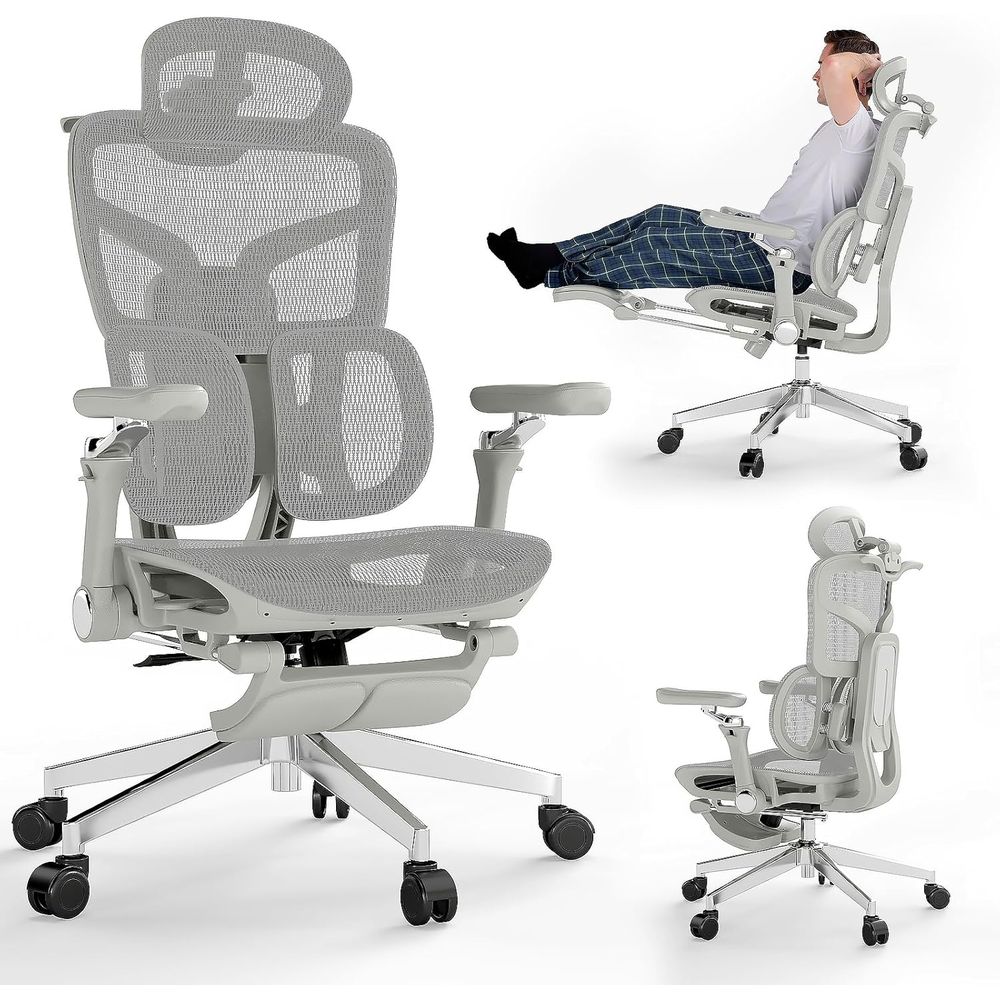 Office Furniture Zone - Ergonomic Oice Chair with ootrest and