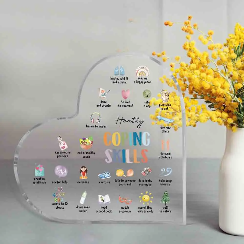 Clear Heart Shaped Acrylic Sta - Office Furniture List review and price