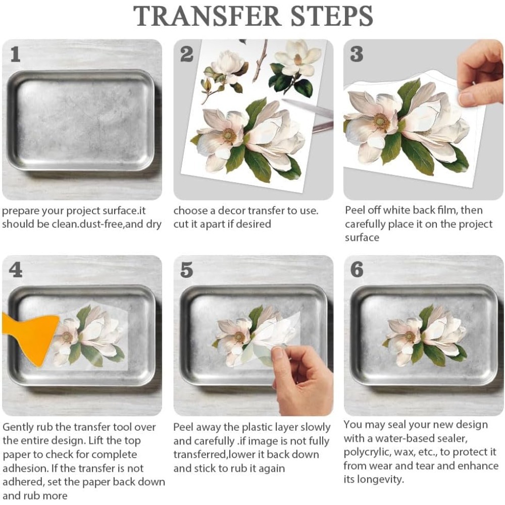 3pcs/Set Rose Rub on Transfers - Office Furniture Set review and price