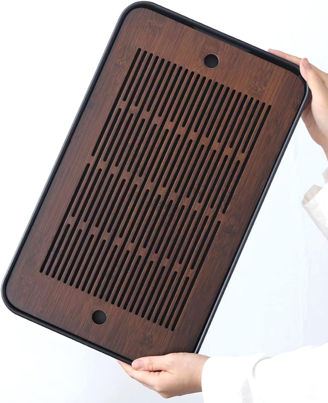 Natural Bamboo Tea Tray with H - Office Furniture Set review and price