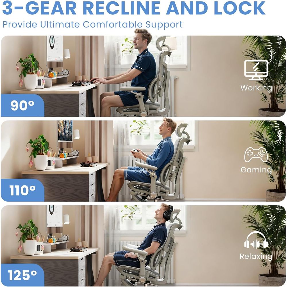 Ergonomic Oice Chair with ootr - Office Furniture Zone review and price